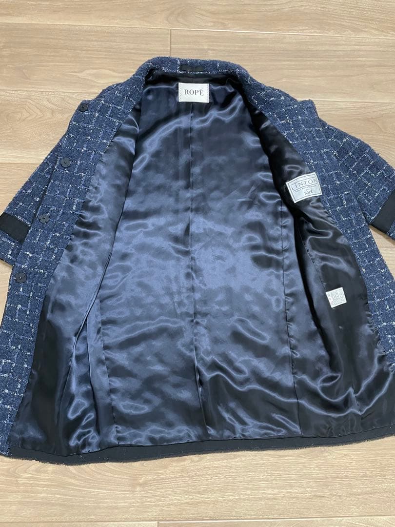 【Sサイズ】ROPE リントンツイード コート ロペ