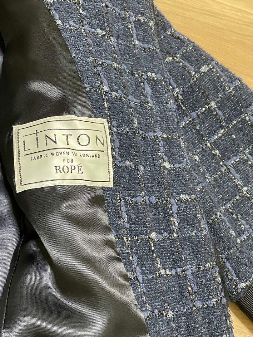 【Sサイズ】ROPE リントンツイード コート ロペ