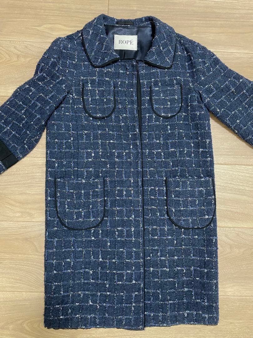 【Sサイズ】ROPE リントンツイード コート ロペ