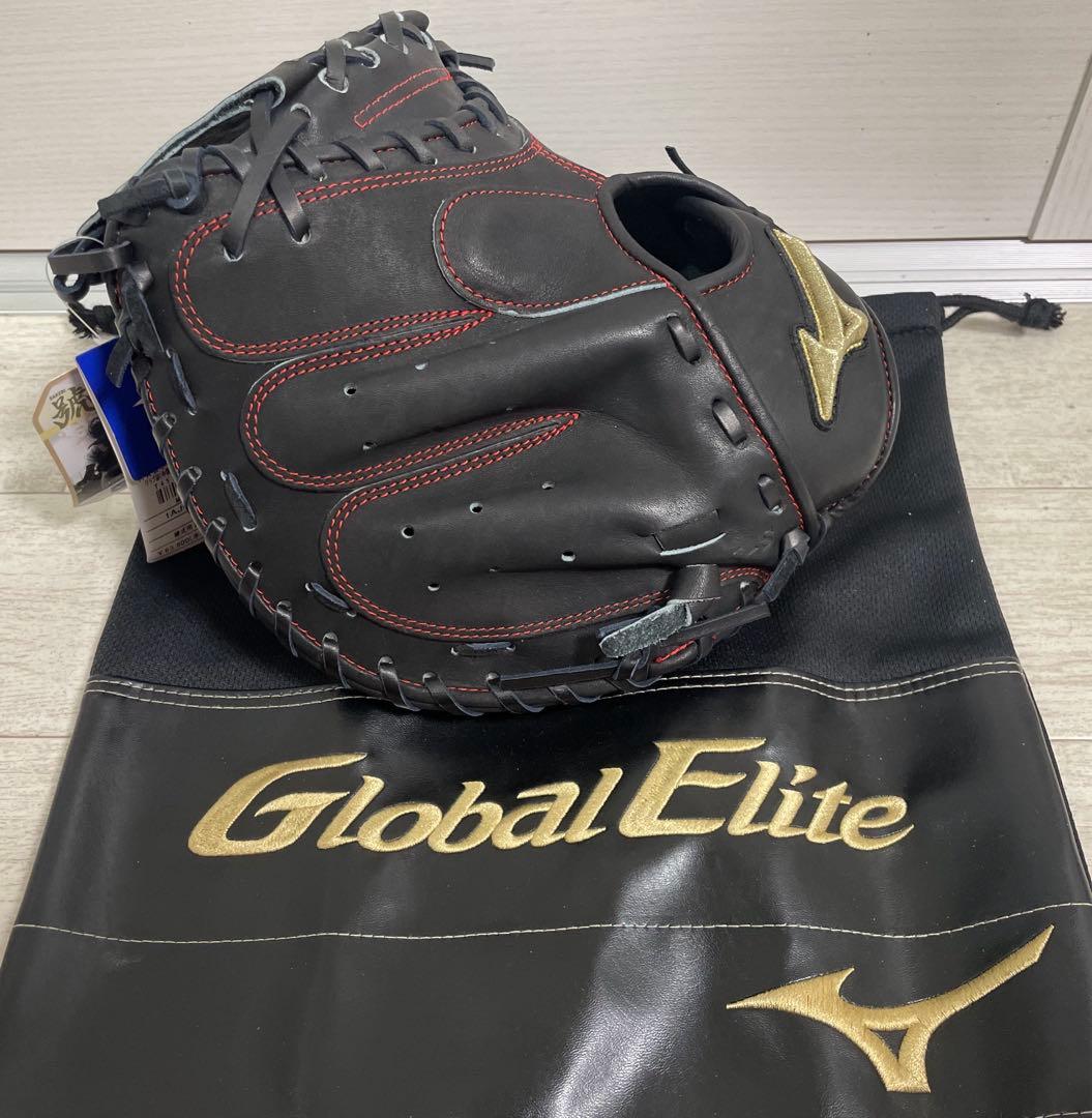 ⭐️新品未使用ミズノ⭐️硬式 捕手 ブロンド グローバルエリート 號 S-S型②
