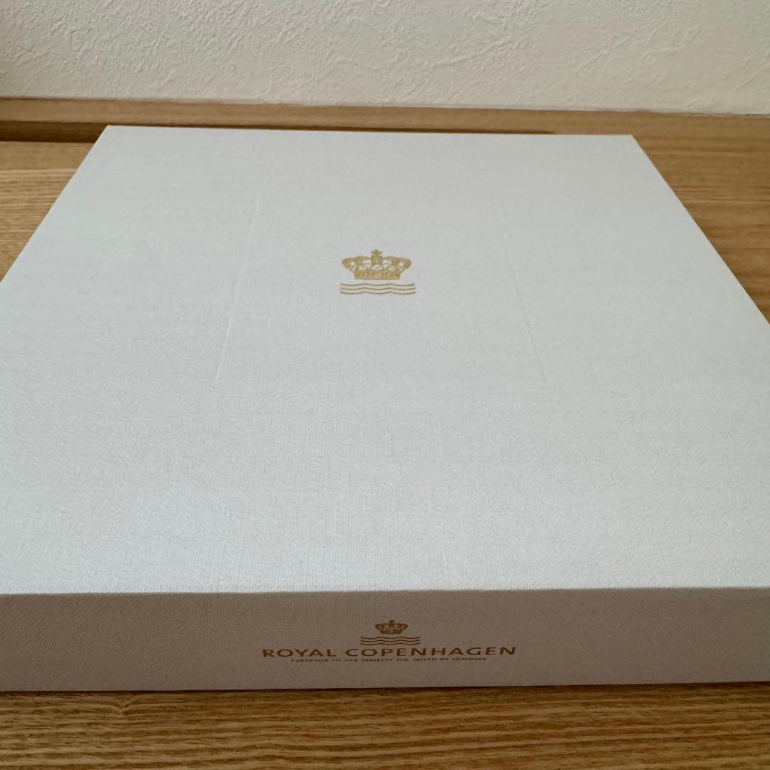 ロイヤルコペンハーゲン 2023年 イヤープレート 冬景色 未使用 箱・説明書付
