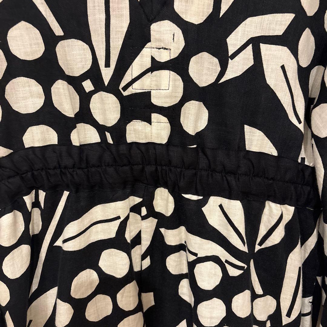 ソウソウSOU SOU 浴衣みたて　南天竹（なんてんちく）柄　ワンピース