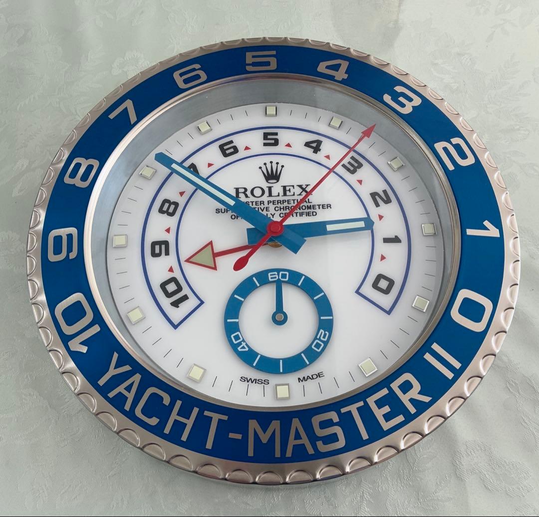 新品未使用　ロレックス　ヨットマスターll　壁掛け時計
