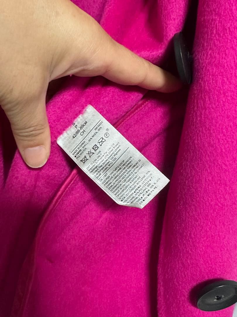 BANANA REPUBLIC ピンク チェスターコート