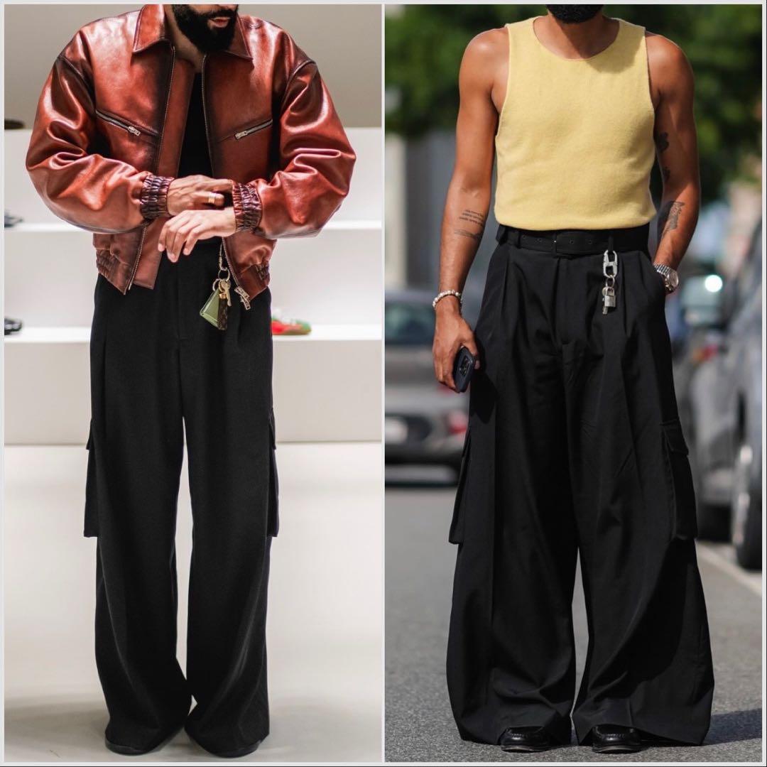 【DRIES VAN NOTEN】PIERS BIS PANTS BLACK