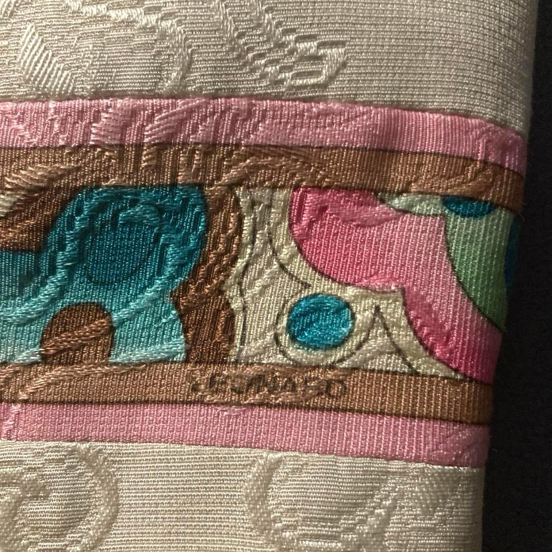 【クミコ】LEONARD　フラワージャガード 総柄 テーラードジャケット