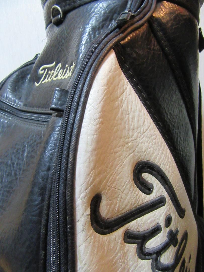 ★☆★タイトリスト★Titlest★3点式★ゴルフバック★黒/白★③★☆★