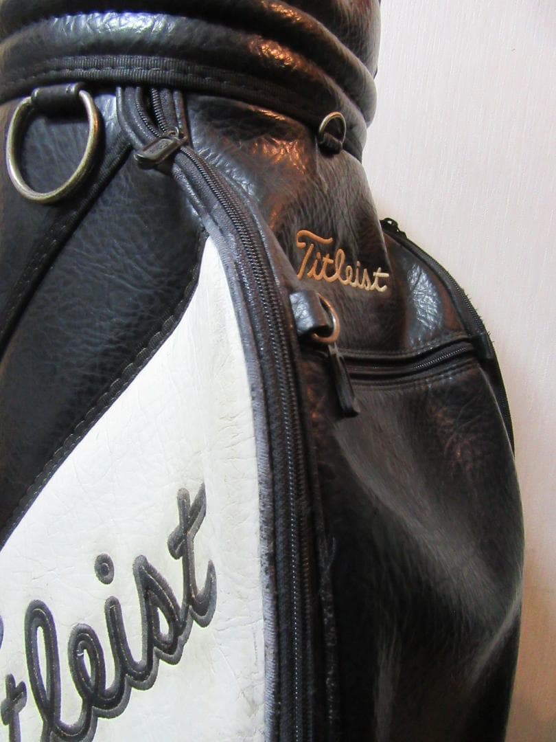 ★☆★タイトリスト★Titlest★3点式★ゴルフバック★黒/白★③★☆★