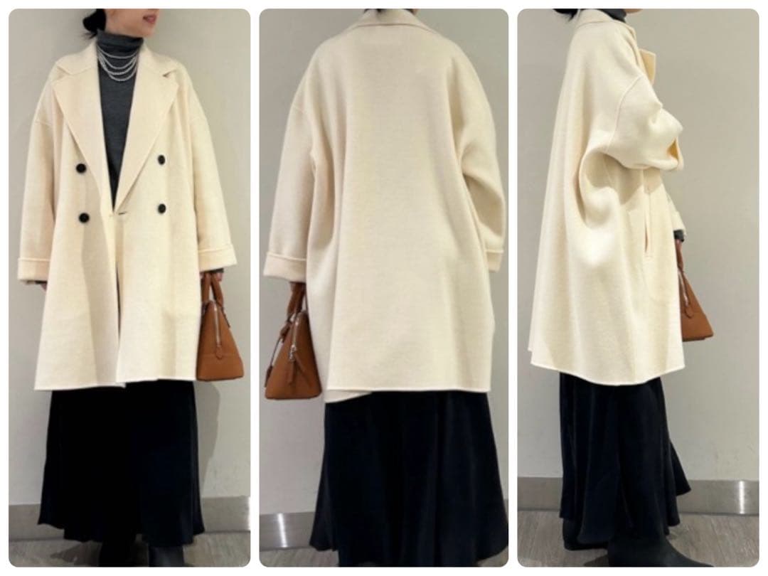 【雑誌掲載、完売商品】Mila Owen ミラオーウェンダブルブレストコート