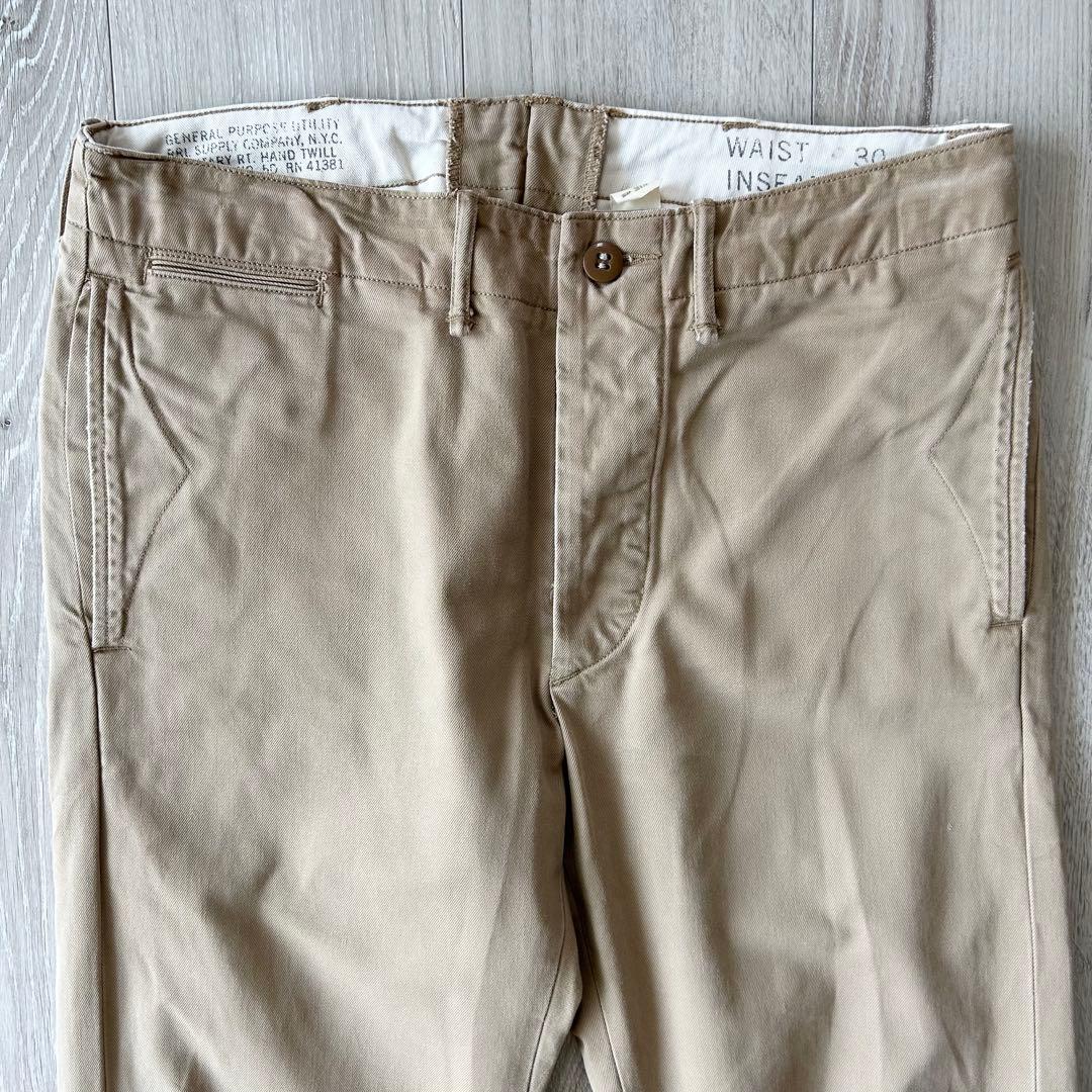 RRL ダブルアールエル ラルフローレン オフィサーズチノ ベージュ 30×32