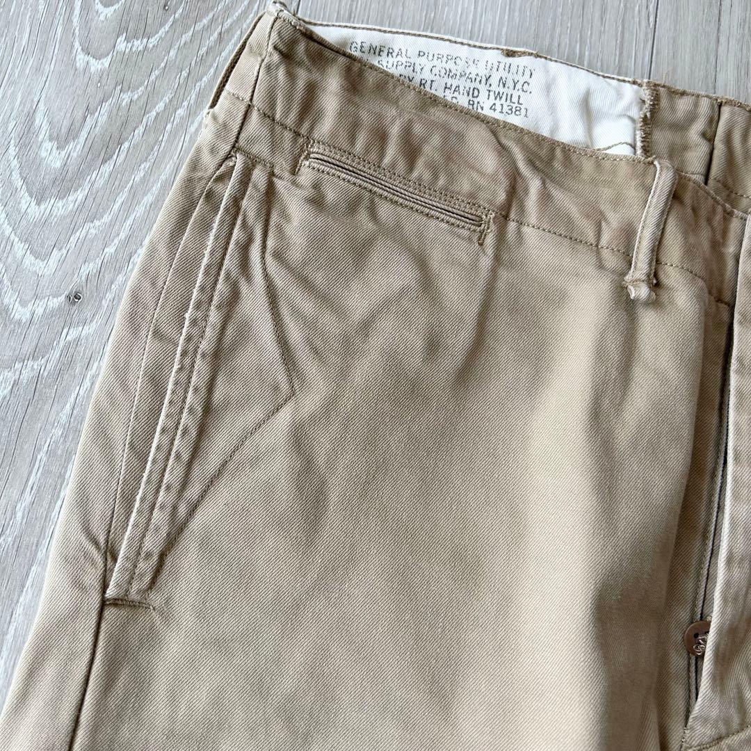 RRL ダブルアールエル ラルフローレン オフィサーズチノ ベージュ 30×32
