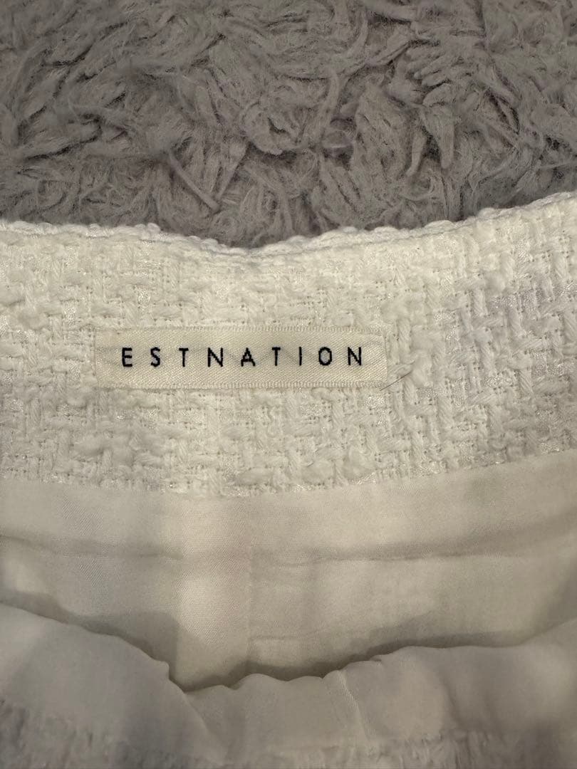 ESTNATION ファンシーツィードショートパンツ