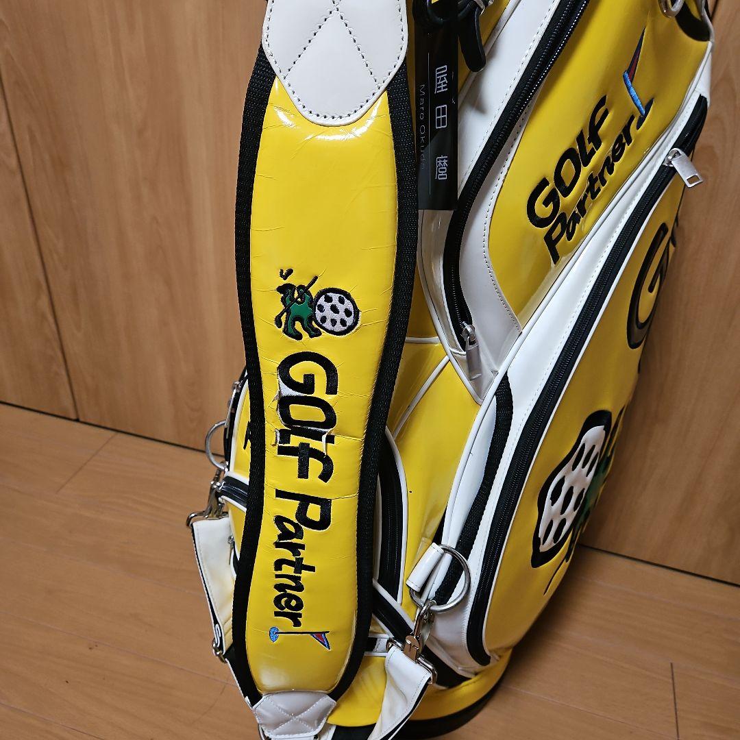 とみとむGOLF Partner キャディバッグ 黄色