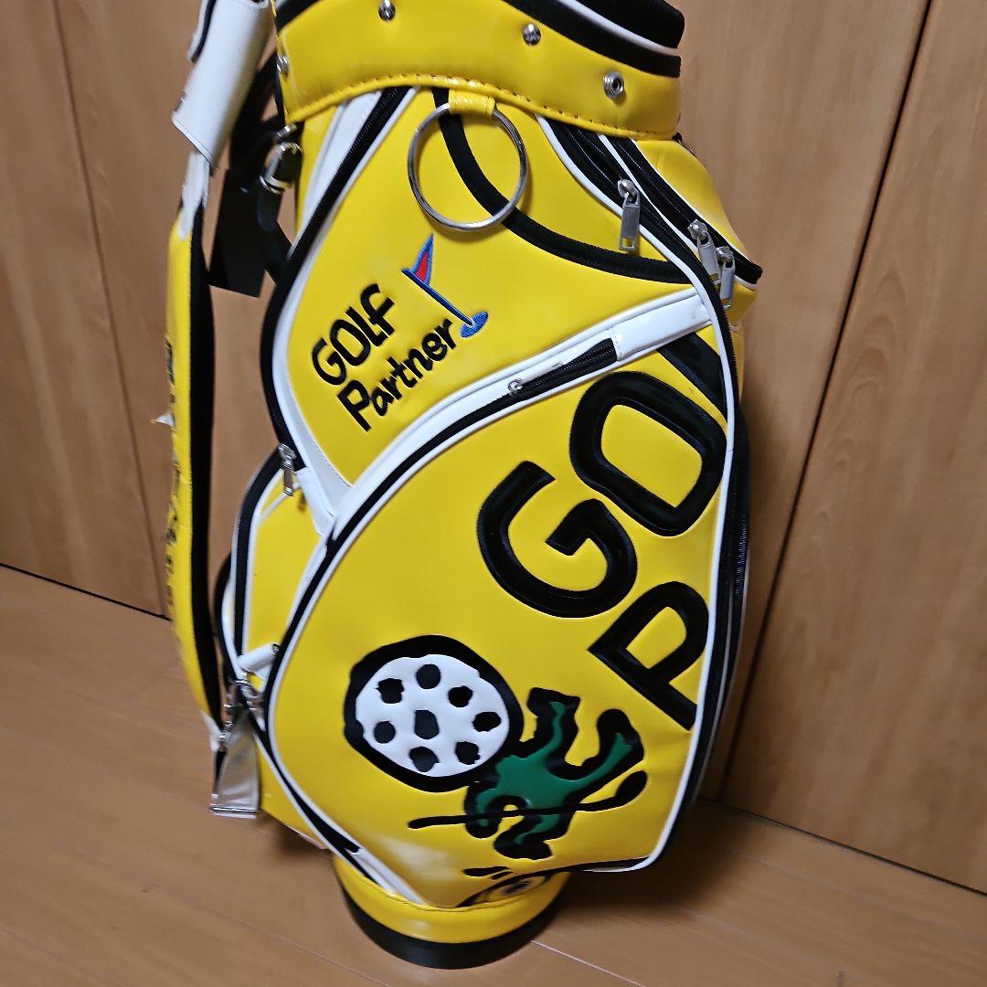 とみとむGOLF Partner キャディバッグ 黄色