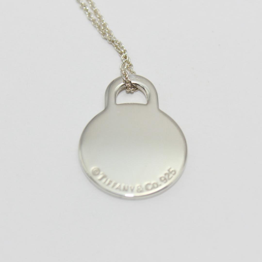 美品 Tiffany&Co ティファニー リターントゥ ラウンドタグ ネックレス