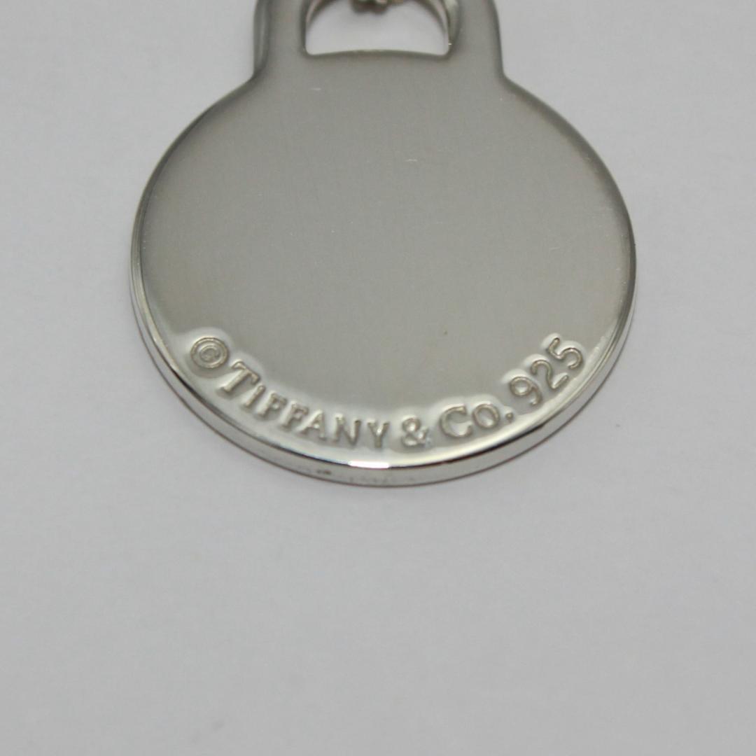 美品 Tiffany&Co ティファニー リターントゥ ラウンドタグ ネックレス