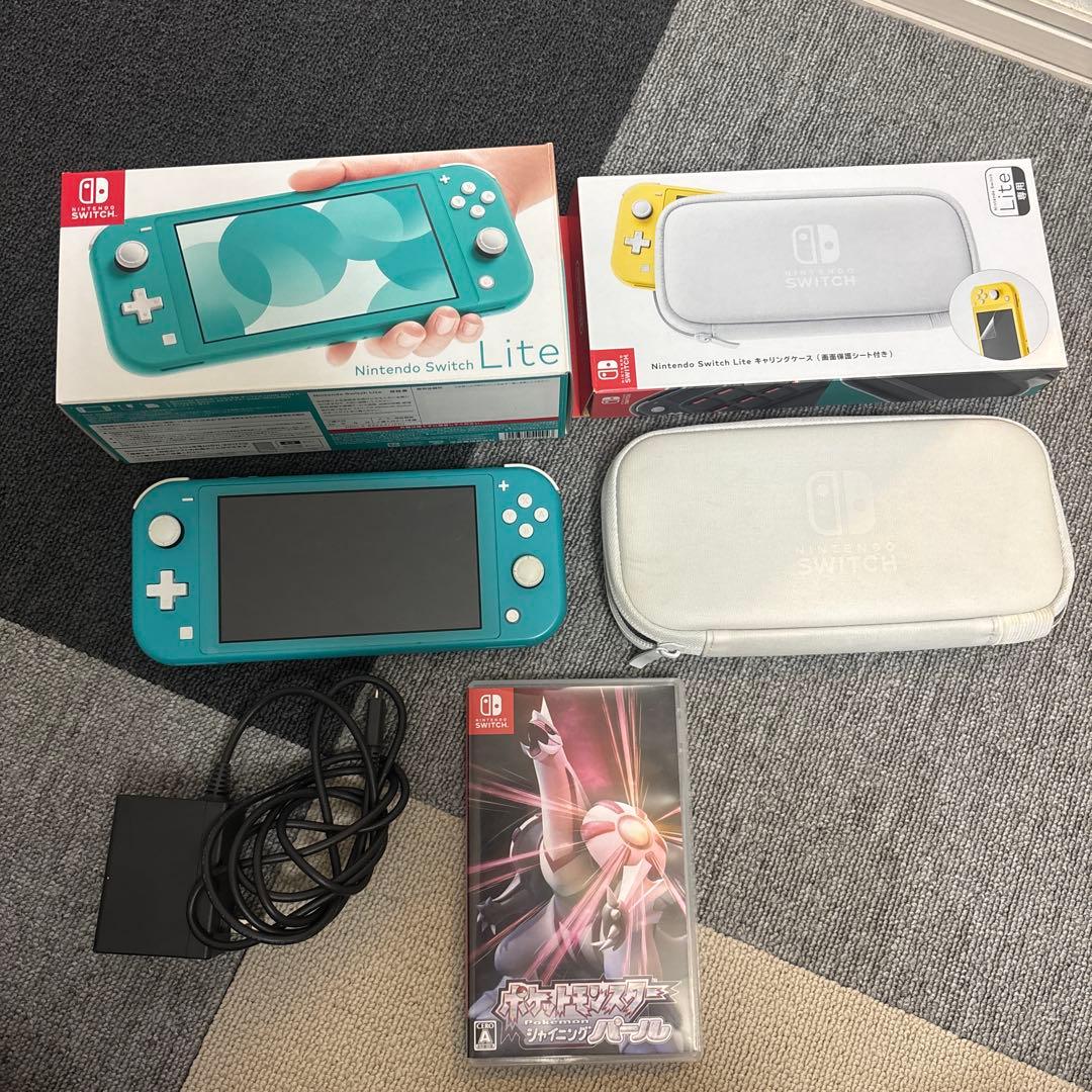 Nintendo Switch Lite➕ケース➕充電器➕ポケモンパール