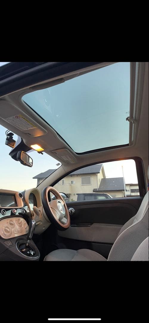 フィアット500 1.2ラウンジ検8年7月　機関良好