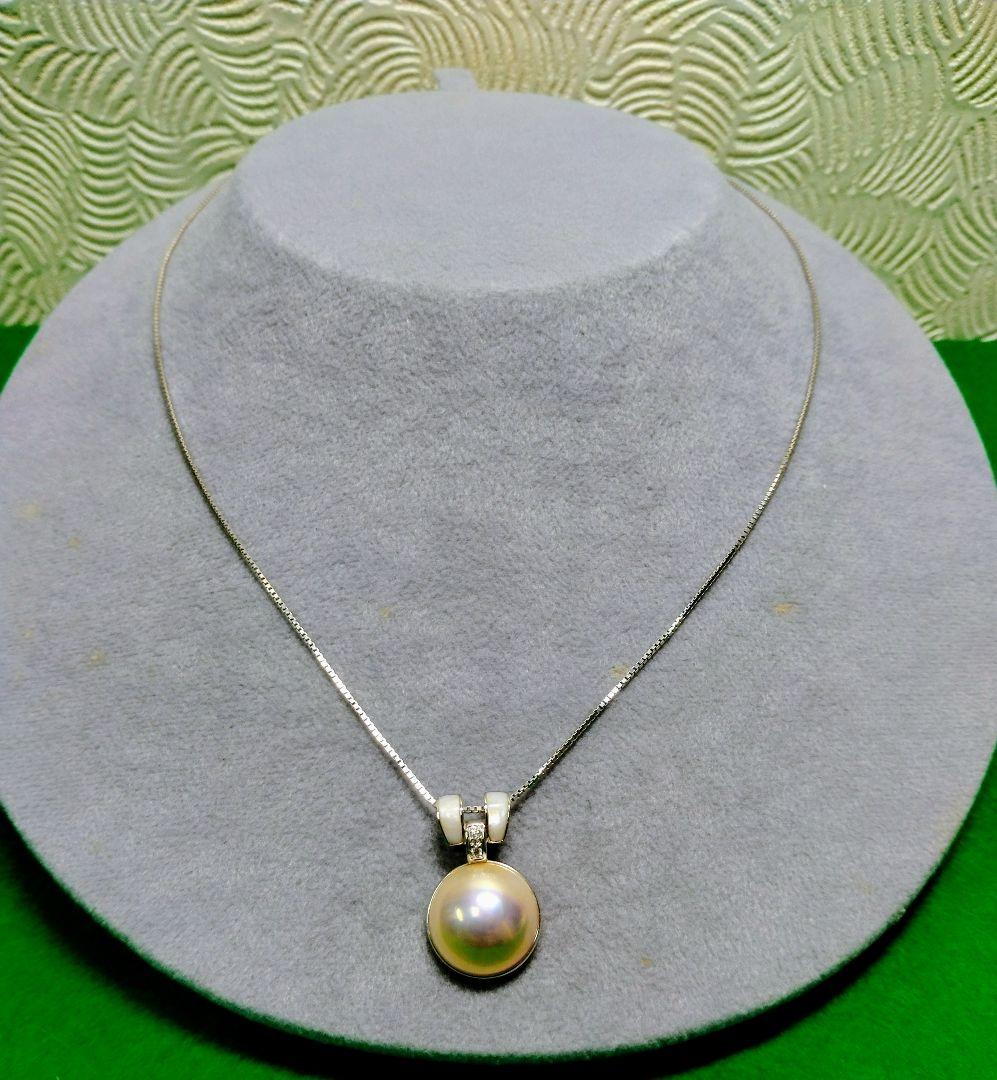 マベ真珠ペンダント