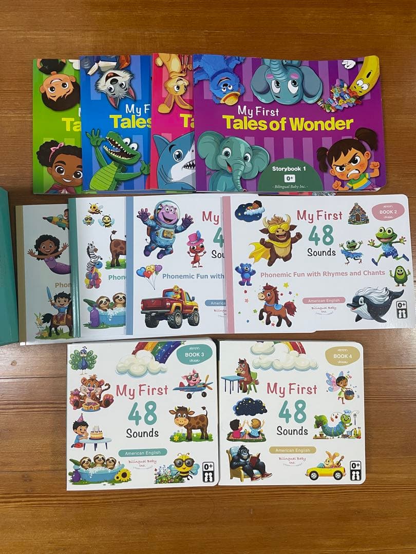 バイリンガルベイビー　My first 48 sounds 絵本　知育　英会話