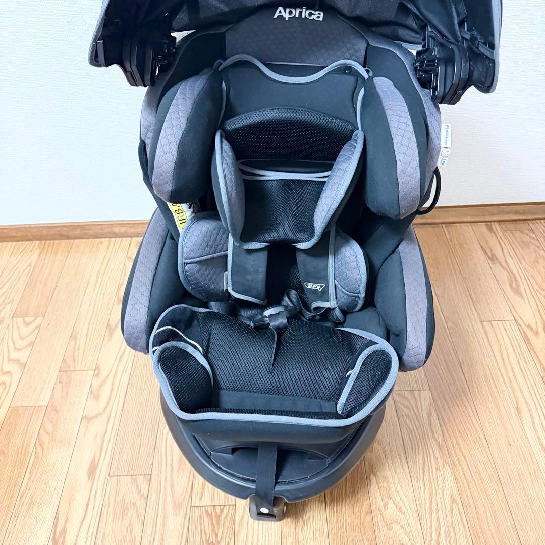 美品 アップリカ フラディア グロウ ISOFIX 360°セーフティーAB