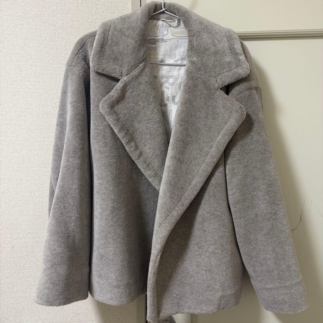 プリスティン◯ヤクフェイクファーショートコート