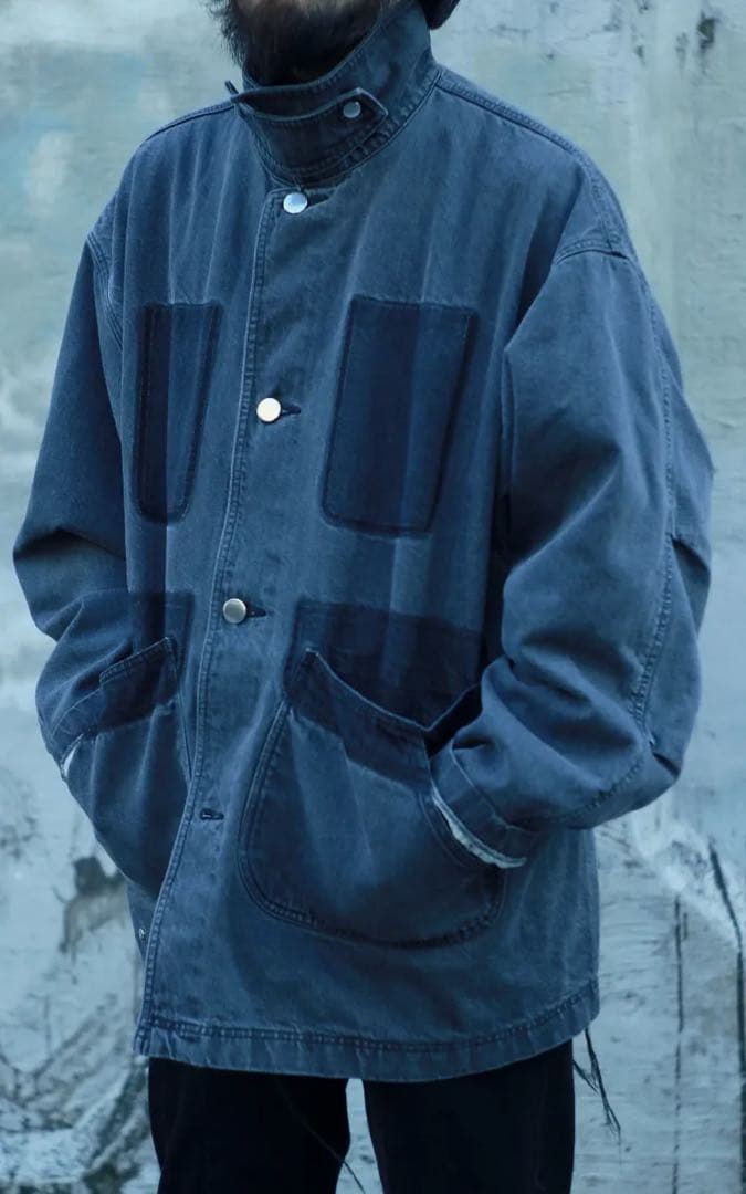 ジャケット・アウター issuethings exclusive black denim jacket