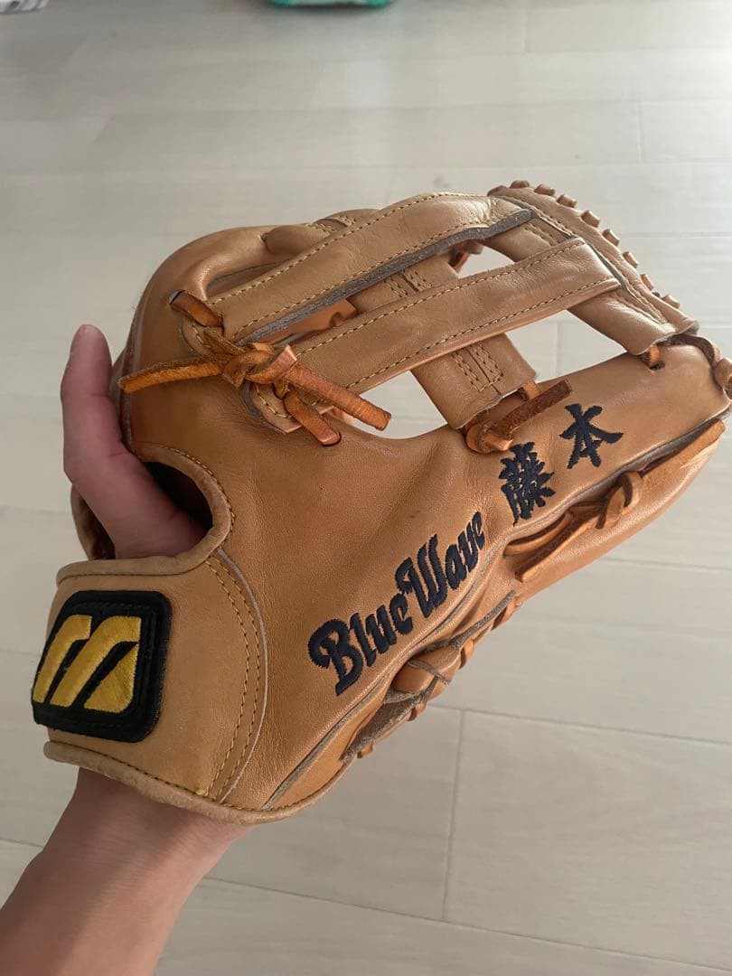 【値下げ中】【実使用】【希少】ビッグエム　ブルーウェーブ藤本選手　内野用