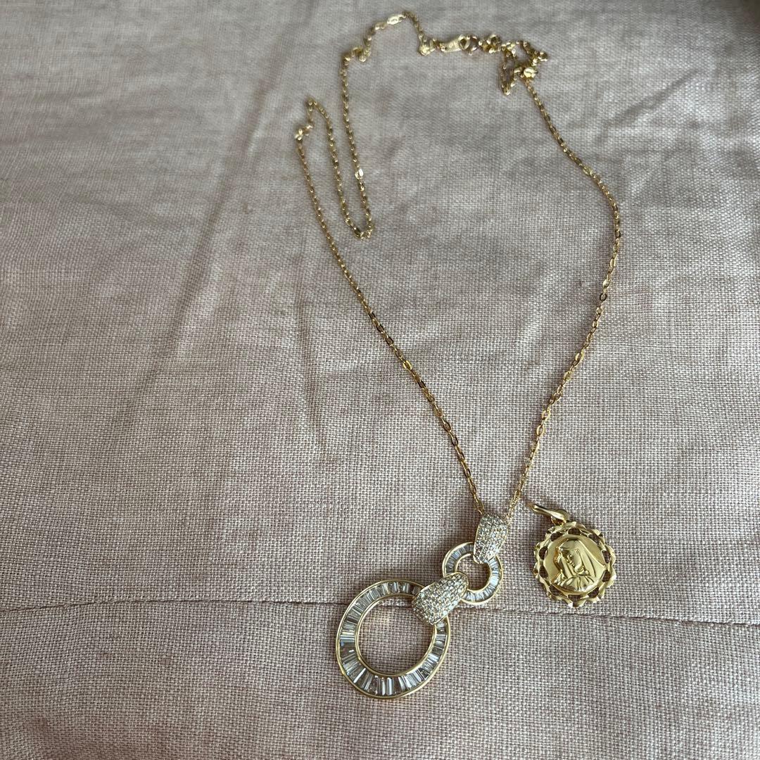 マリア　聖母　Ｋ18 ネックレストップ