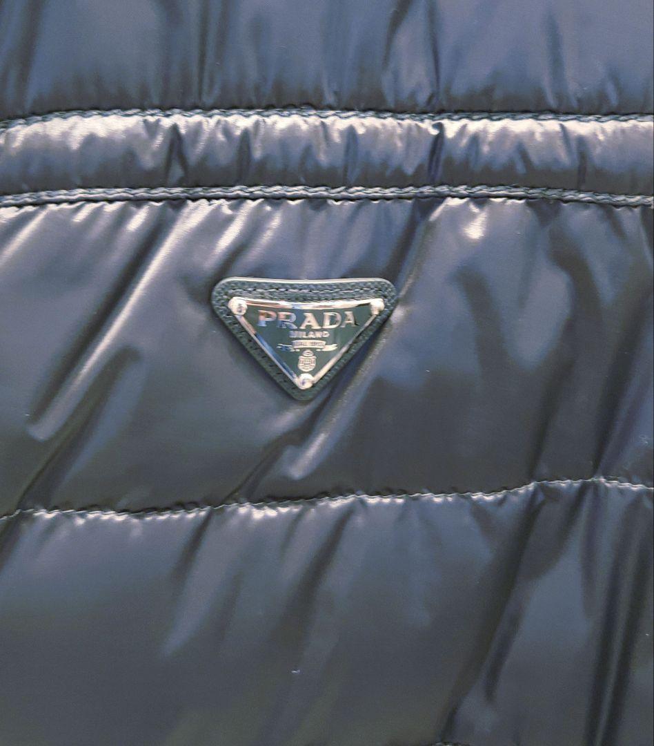 は*な様 美品 プラダ ダウンベスト 38 ブラック