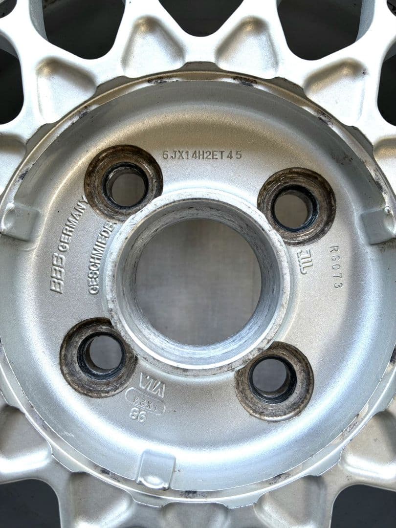 BBS１４インチRG073PCD100.6J×14+45