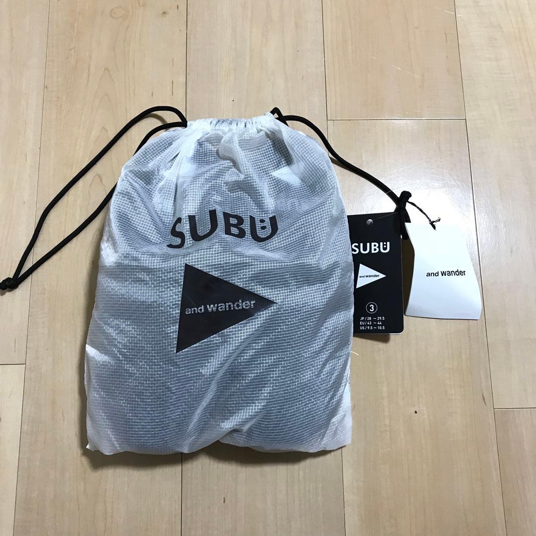 ③サイズ3 SUBU × AND WANDER REFLECTIVE RIP 黒