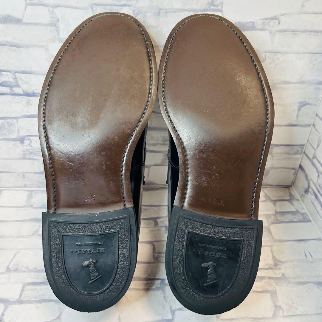 未使用級 REGAL リーガル ビットローファー JJ93 ブラック 24.5㎝