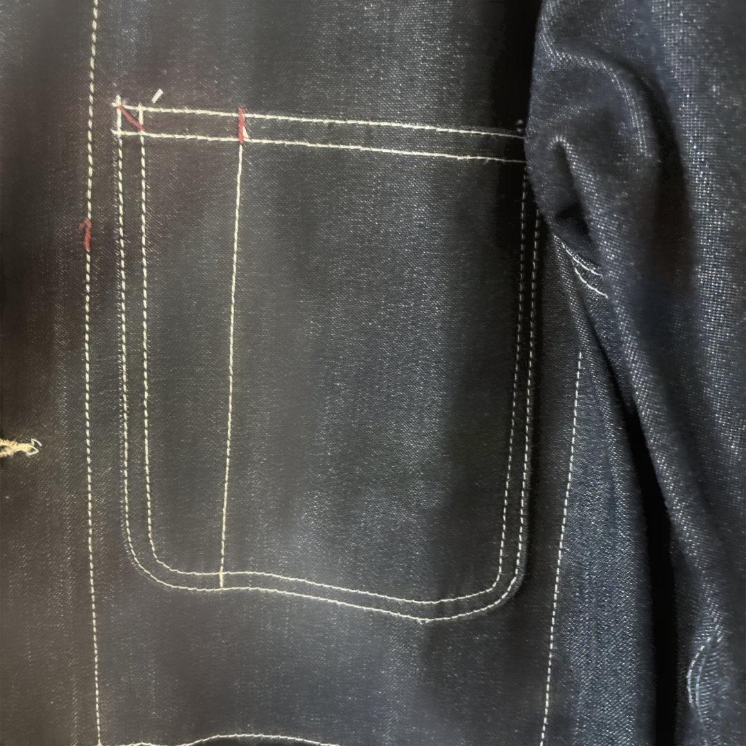 美品エンジニアードガーメンツ WORKADAY インディゴデニム カバーオールM