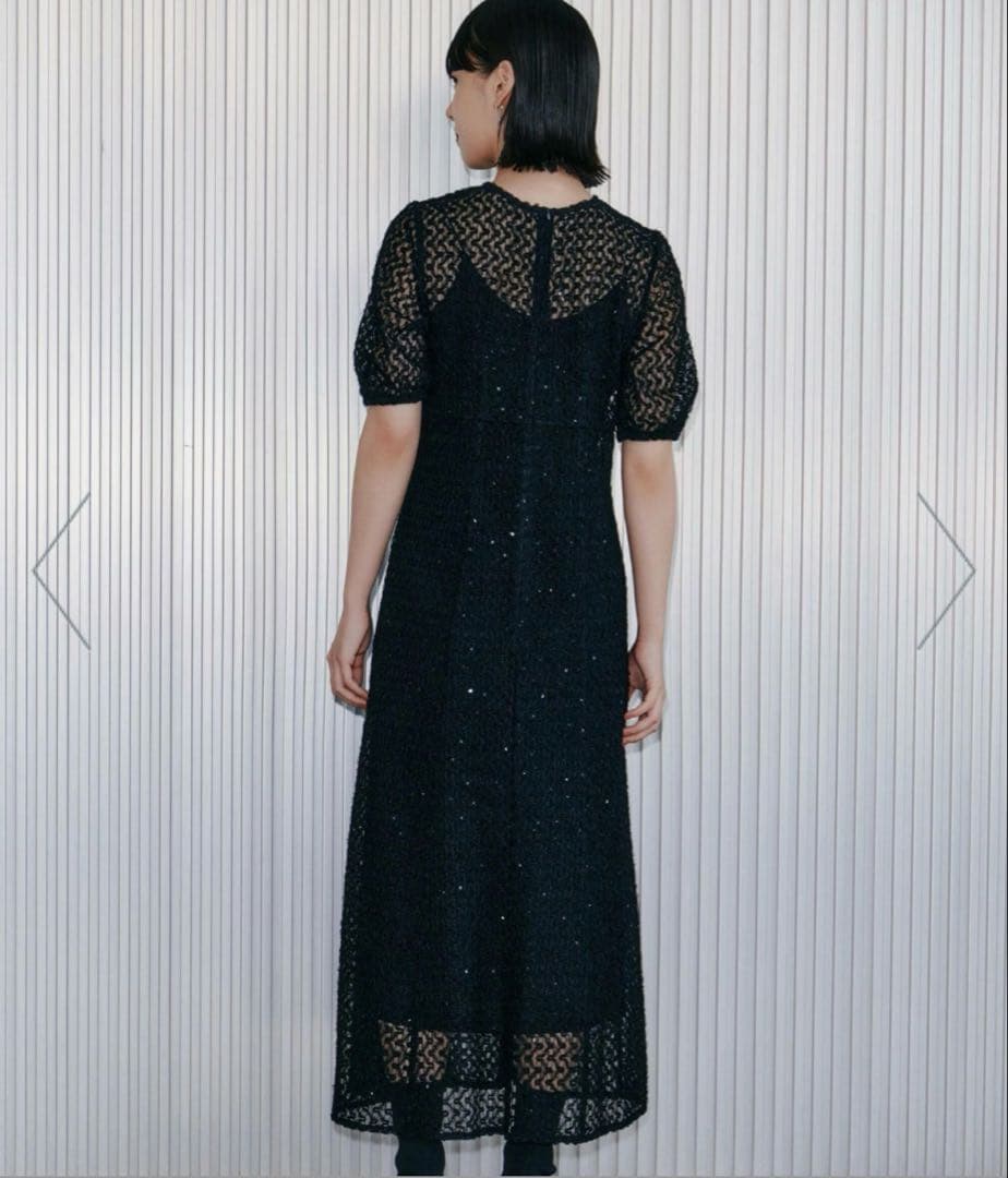 美品❣️ kaene スパンコールドレス