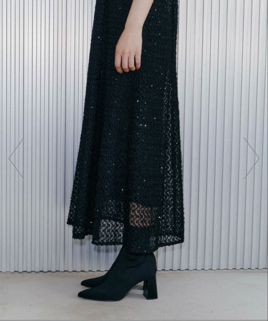 美品❣️ kaene スパンコールドレス