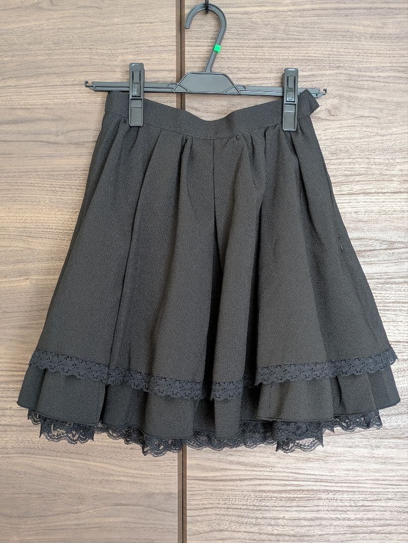 （超メルカリ市価格）ミホマツダ　2段フリルスカート