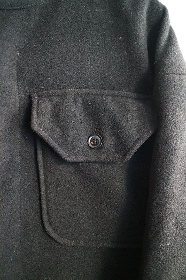 ジャケット・アウター MG Coat Fake Melton BLACK