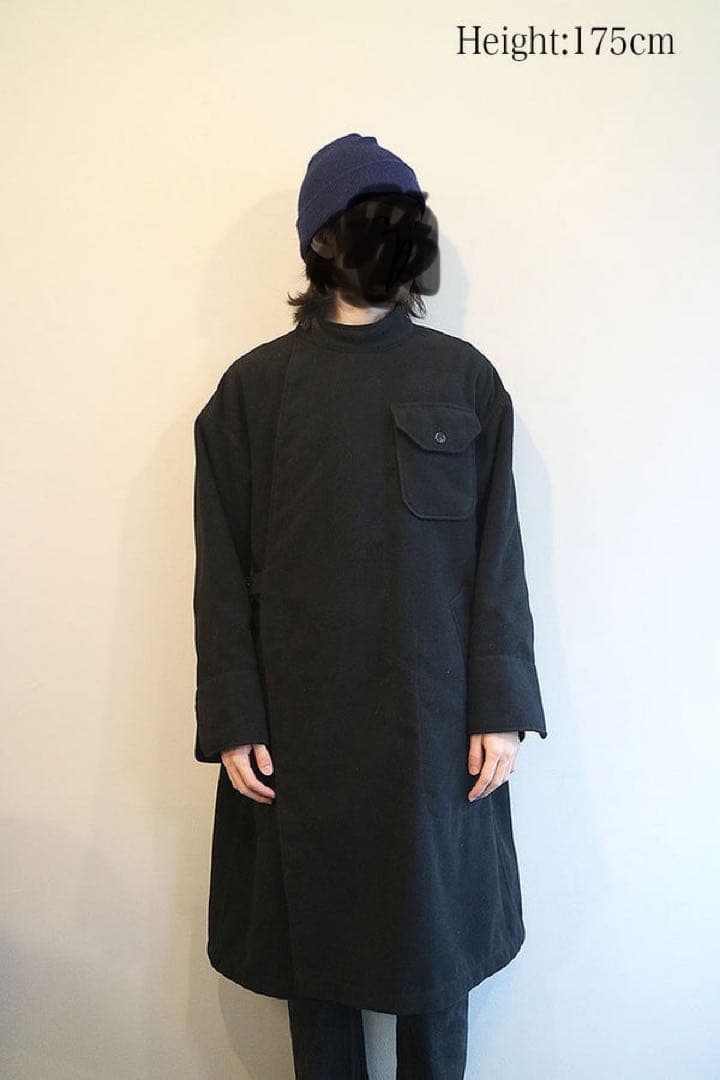 ジャケット・アウター MG Coat Fake Melton BLACK