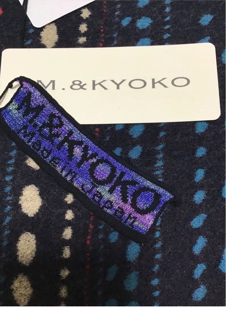 【新品未使用タグ付】M＆kyokoドット柄 ストライプ レギンス