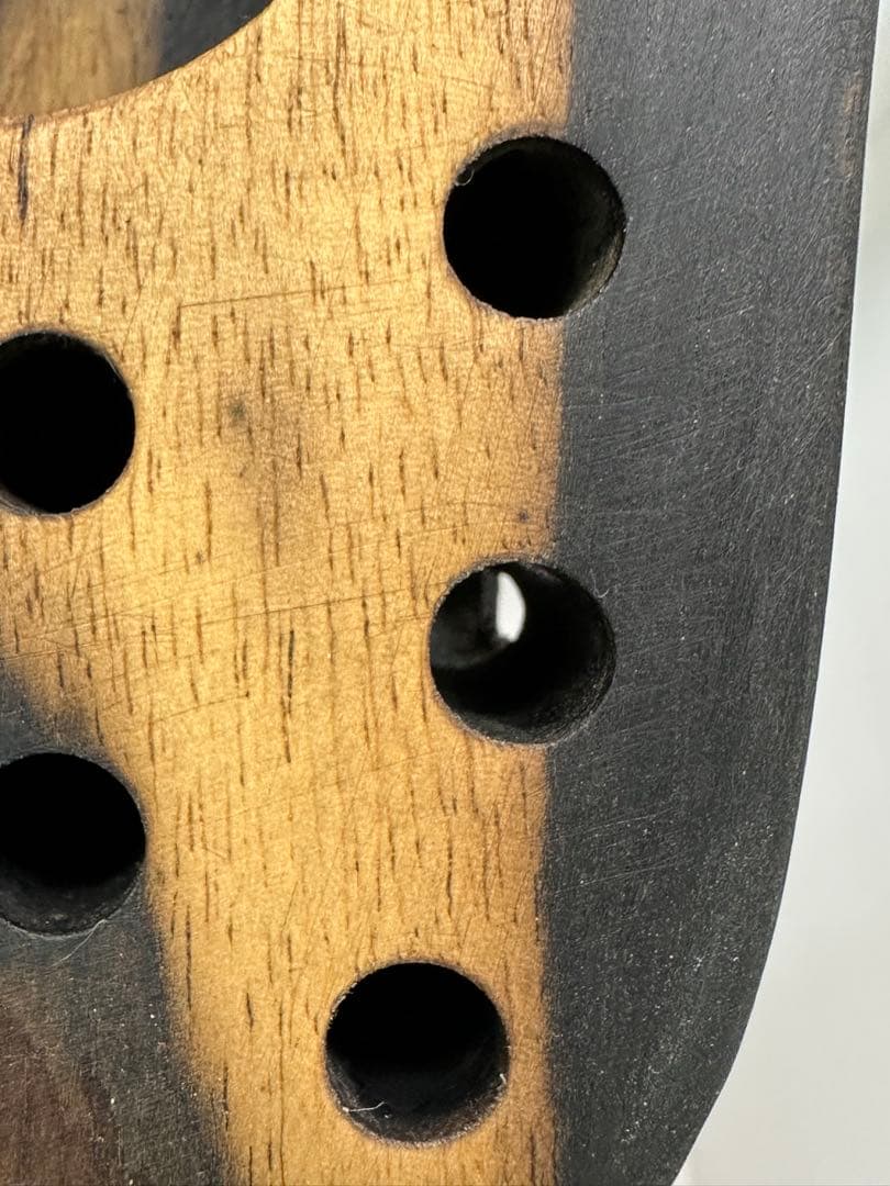 特大黒柿のフライタイイング用ツールスタンド