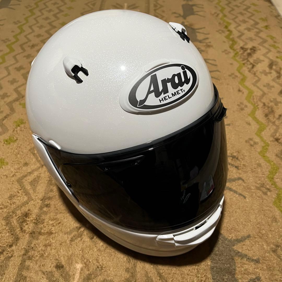 Arai フルフェイスヘルメット スモークシールド アストロGX 白