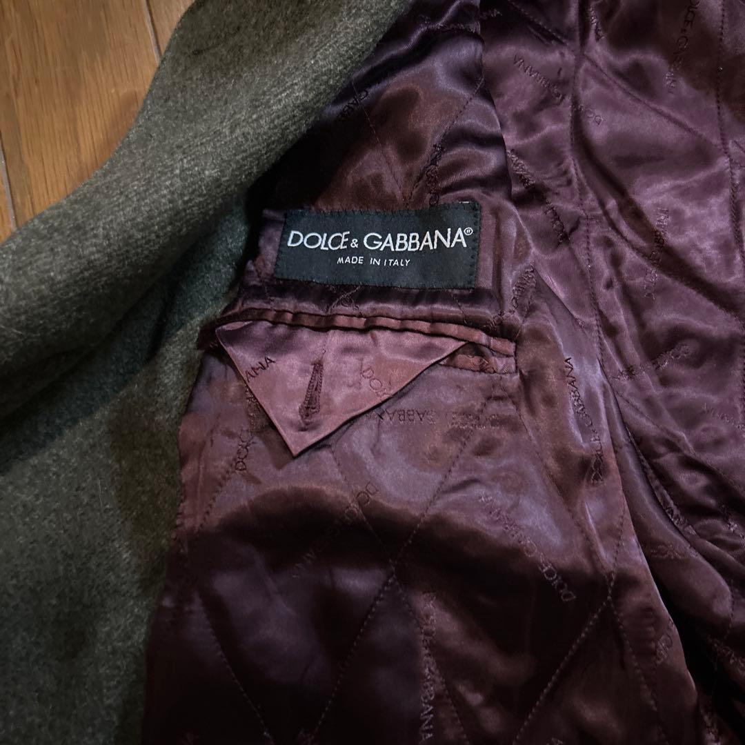 【お正月特価】 ドルガバ ダブルブレストコート オリーブグリーン サイズ50