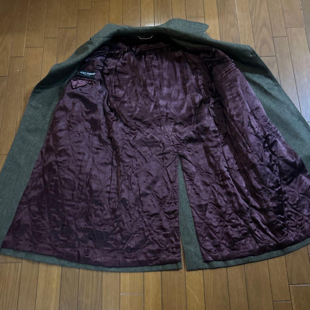 【お正月特価】 ドルガバ ダブルブレストコート オリーブグリーン サイズ50