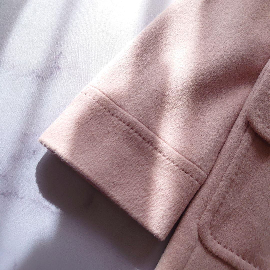 レリアン アンゴラ100％ ピンク ピーコート サイズ9 M相当 長袖 ダブル