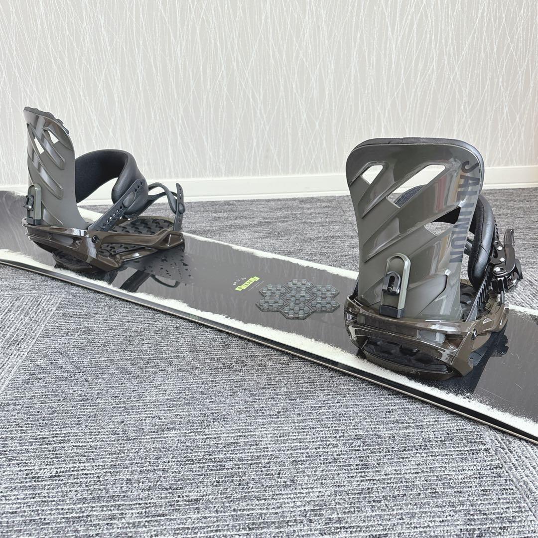 89美品❗️超豪華❗️SAVANDER×サロモン スノーボードセット★154cm