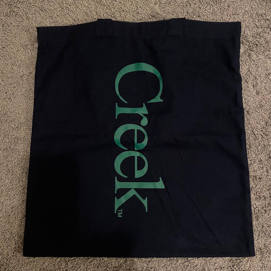 CREEK ANGLER'S DEVICE ロゴ トート バッグ ネイビー