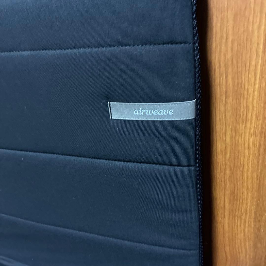 airweave エアウィーヴ 座クッション ブラック