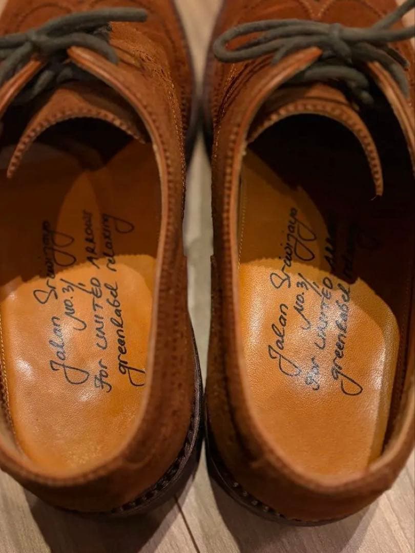 JALAN SRIWIJAYAスエード ウィングチップ25.5