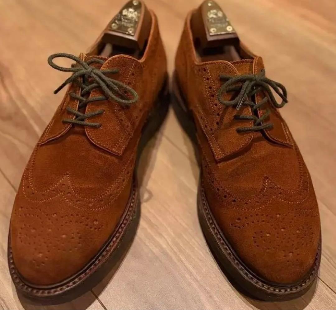 JALAN SRIWIJAYAスエード ウィングチップ25.5
